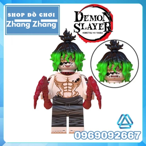 Đồ chơi xếp hình Kimetsu no Yaiba trong Demon Slayer Tanjiro Nezuko Yoriichi Daki Douma Kokushibo Muzan WM6138