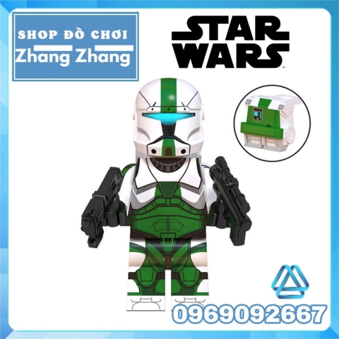 Đồ chơi xếp hình Star Wars Clone Commando Boss Chiến tranh giữa các vì sao Minifigures WM6124