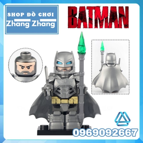 Đồ chơi xếp hình Armored Batman vs super man Người dơi đại chiến siêu nhân Minifigures WM2388-A