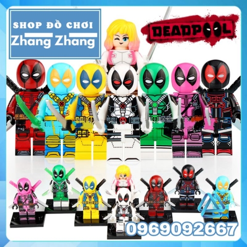 Đồ chơi xếp hình Bộ sưu tập Deadpool X-men X-Force Gwenpool Minifigures Xinh X0302