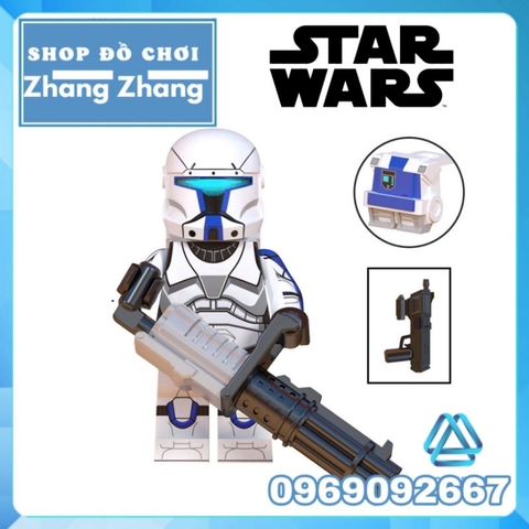 Đồ chơi xếp hình Star Wars Clone Commando Boss Chiến tranh giữa các vì sao Minifigures WM6124