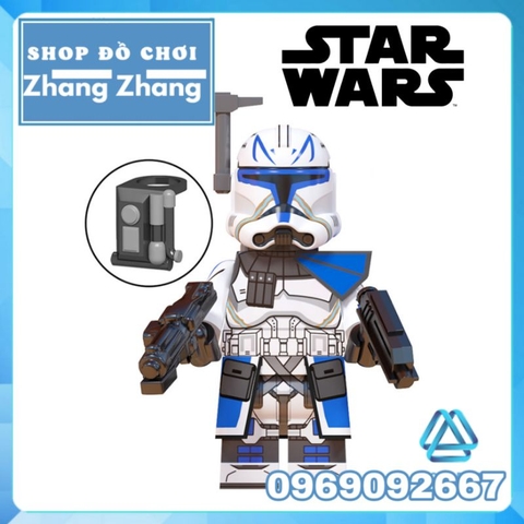 Đồ chơi xếp hình Star Wars Clone Trooper Dogma chiến tranh giữa các vì sao Minifigures WM6126