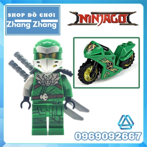 Đồ chơi xếp hình Ninjago Lloyd - Zay - Zane Master Wu - Kai Cole - Nya - Ginkle Minifigures No 005681