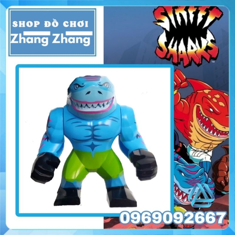 Đồ chơi xếp hình Streex trong Street Shark Cá mập đường phố Minifigures KOPF KF1660 KF6152