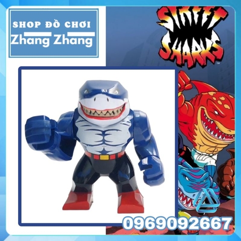 Đồ chơi xếp hình Ripster trong Street Sharks Cá mập đường phố Minifigures KOPF KF1659 KF6152