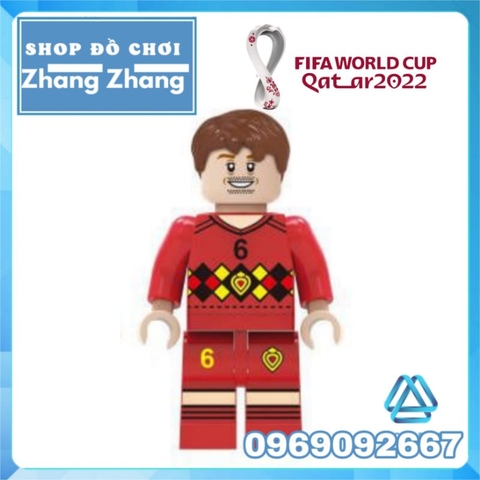 Đồ chơi xếp hình các ngôi sao bóng đá đội tuyển World Cup 2022 Football Soccer Minifigures M8046