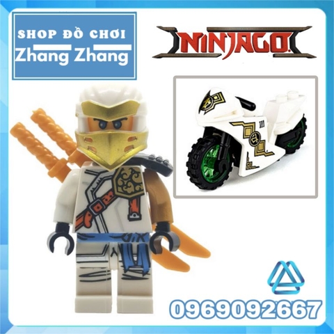 Đồ chơi xếp hình Ninjago Lloyd - Zay - Zane Master Wu - Kai Cole - Nya - Ginkle Minifigures No 005681