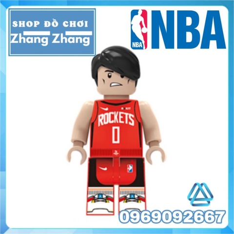 Đồ chơi xếp hình ngôi sao bóng rổ NBA giải vô địch Mỹ Lebron James - James Harden - Kyrie Irving - Jalen Green M8031