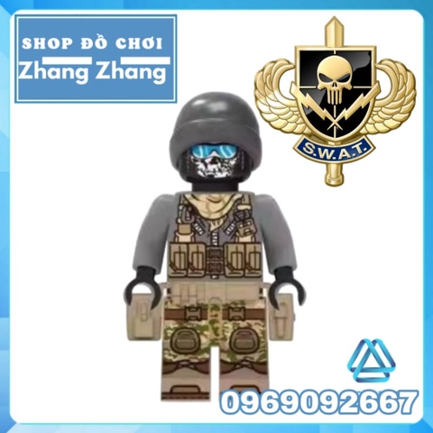Đồ chơi xếp hình biệt đội Ghost Swat đặc nhiệm thủy quân lục chiến Minifigures M8021