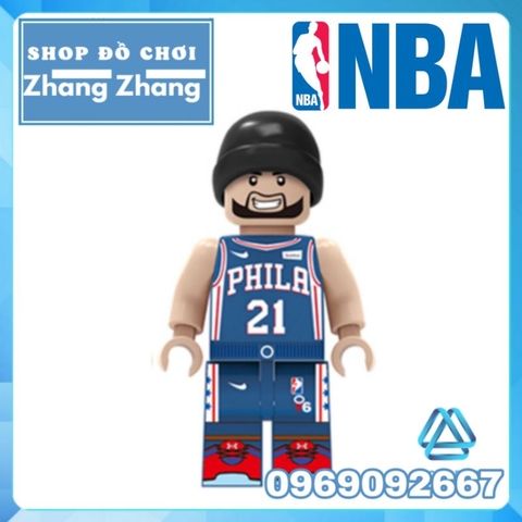 Đồ chơi xếp hình ngôi sao bóng rổ NBA giải vô địch Mỹ Lebron James - James Harden - Kyrie Irving - Jalen Green M8031