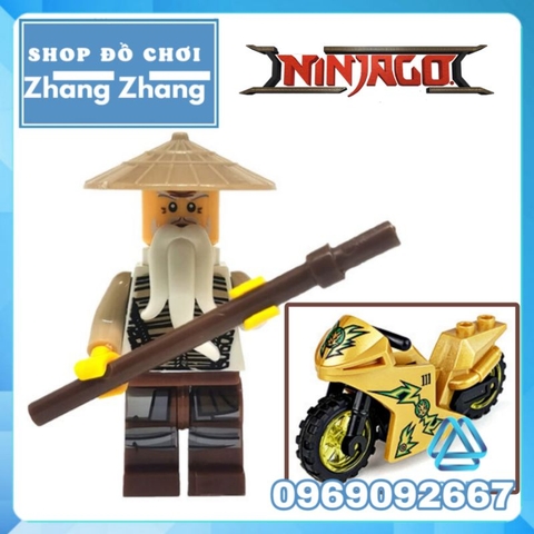 Đồ chơi xếp hình Ninjago Lloyd - Zay - Zane Master Wu - Kai Cole - Nya - Ginkle Minifigures No 005681