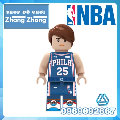 Đồ chơi xếp hình ngôi sao bóng rổ NBA giải vô địch Mỹ Lebron James - James Harden - Kyrie Irving - Jalen Green M8031