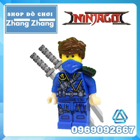 Đồ chơi xếp hình Ninjago Kai Zane Cole Lloyd Jay đại chiến Thunder Keeper trong Ngôi làng rừng xanh Minifigures