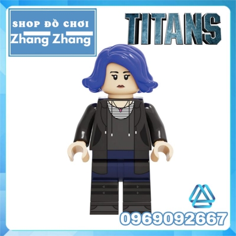 Đồ chơi Xếp hình Biệt đội Titans Superboy Dove Hawk Aqualad Wonder Girl Raven Robin Beast Boy Minifigures Kopf KF6114