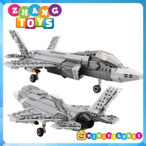 Đồ chơi xếp hình tiêm kích tàng hình F-35 Lightning Minifigures Xingbao XB06026