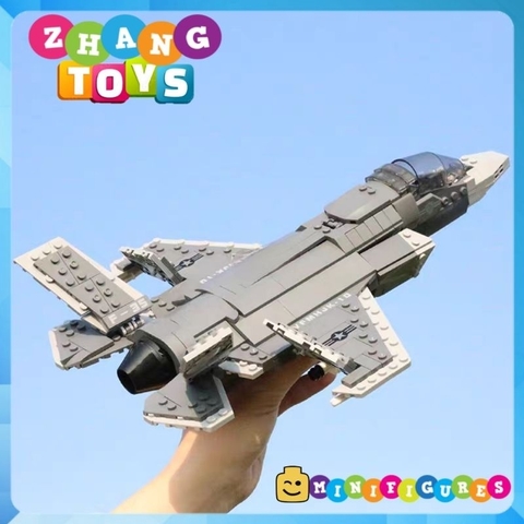 Đồ chơi xếp hình tiêm kích tàng hình F-35 Lightning Minifigures Xingbao XB06026