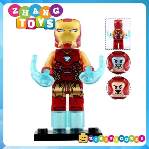 Đồ chơi Xếp hình người sắt Iron Man gồm Avengers MK50 MK85 MK1 MK41 MK5 - Captain Marvel - Outtrider Minifigures WM6055