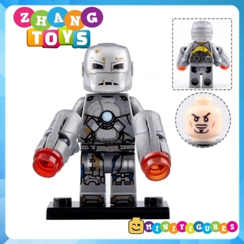 Đồ chơi Xếp hình người sắt Iron Man gồm Avengers MK50 MK85 MK1 MK41 MK5 - Captain Marvel - Outtrider Minifigures WM6055