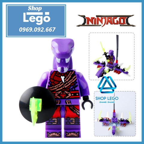 Xếp hình Ninjago Jay Lloyd Kai Cole Zane Stone Scout Chop rai Cryptor tặng kèm Rồng bay Lego Minifigures SY626
