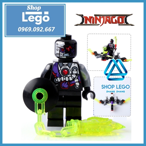 Xếp hình Ninjago Jay Lloyd Kai Cole Zane Stone Scout Chop rai Cryptor tặng kèm Rồng bay Lego Minifigures SY626