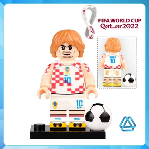 Đồ chơi xếp hình lắp ráp cầu thủ bóng đá nổi tiếng Ronaldo Messi Neymar De Bruyne Bale Minifigures G0103