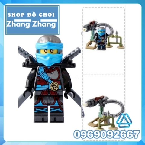 Đồ chơi xếp hình Ninjago Samurai X - Cole Nya - Vermin Jay - Zane Kai Lloyd Minifigures SY635