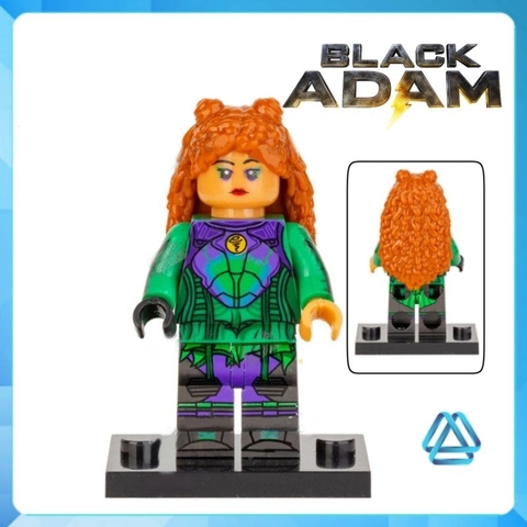 Đồ chơi xếp hình Black Adam Hawn man Kent Nelson Atom Superman Cyclone Doctor Fate Minifigures Xinh X0349