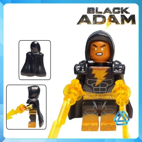 Đồ chơi xếp hình Black Adam Hawkman Atom Doctor Fate Isis Cyclone Sabbac Minifigures Kopf KF6177