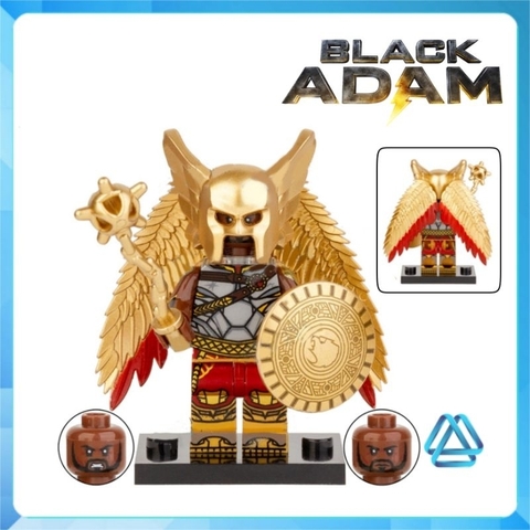Đồ chơi xếp hình Black Adam Hawn man Kent Nelson Atom Superman Cyclone Doctor Fate Minifigures Xinh X0349