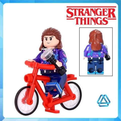Đồ chơi xếp hình Stranger Things cậu bé mất tích Demogorgon Mike Wheeler Eleven Minifigures Kopf KF6167