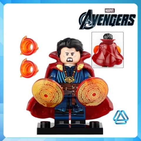 Đồ chơi xếp hình Ultron - Wanda Captain America - Thor Thần sấm Dortor Strage Iron Man Black Panther Minifigures TV6201
