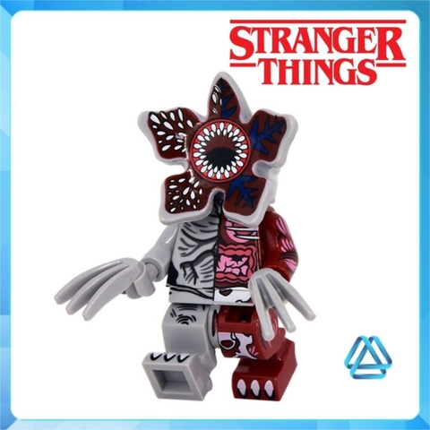 Đồ chơi xếp hình Stranger Things cậu bé mất tích Demogorgon Mike Wheeler Eleven Minifigures Kopf KF6167