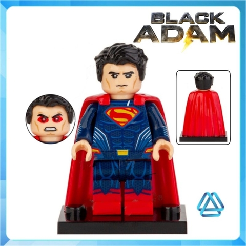 Đồ chơi xếp hình Black Adam Hawn man Kent Nelson Atom Superman Cyclone Doctor Fate Minifigures Xinh X0349