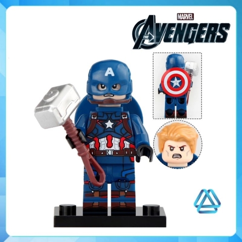 Đồ chơi xếp hình Ultron - Wanda Captain America - Thor Thần sấm Dortor Strage Iron Man Black Panther Minifigures TV6201