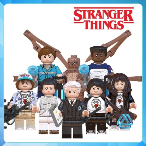 Đồ chơi xếp hình Stranger Things cậu bé mất tích Mike Dustin - Eddie  - Eleven - Max Lucas - Vecna Minifigures LG1007