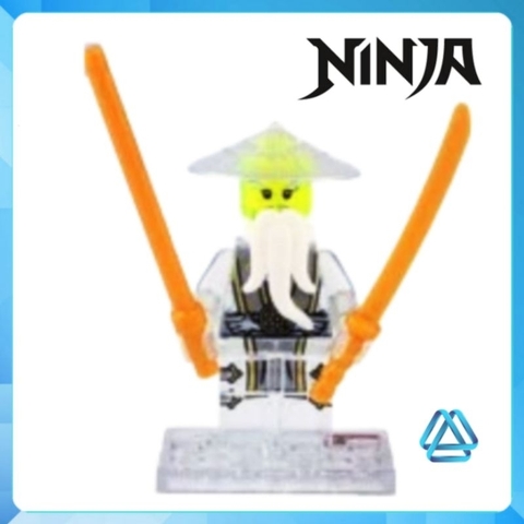 Đồ chơi xếp hình lắp ráp Ninjago trong suốt Skylor Zay - Zane Kai - Wu Cole - Lloyd Kapau Rai Minifigures Jinrun JR748