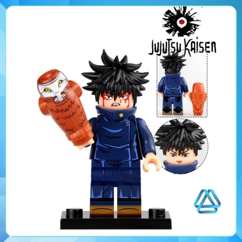 Đồ chơi xếp hình Jujutsu Kaisen Chú thuật hồi chiến Kugisaki Itadori Fushiguro Hanao Rogo Gojo Minifigures WM6139