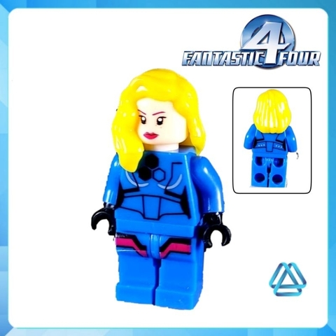 Đồ chơi xếp hình Fantastic 4 bộ tứ siêu đẳng Dortor Doom Pyro Spider Man Human Touch The Thing Minifigures Jinrun JR136