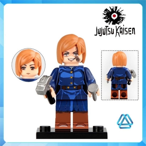 Đồ chơi xếp hình Jujutsu Kaisen Chú thuật hồi chiến Kugisaki Itadori Fushiguro Hanao Rogo Gojo Minifigures WM6139