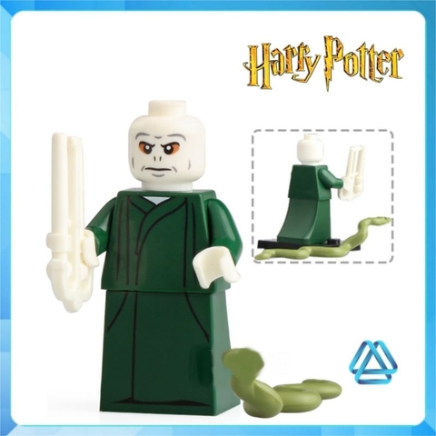 Đồ chơi xếp hình Harry Potter Hermione Ron Dean Lord Voldemort Draco Malfoy Dobby Minifigures Jinrun WM6040