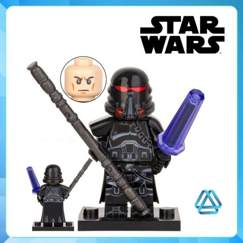 Đồ chơi xếp hình Star Wars Second Sister Cal Kestis Purge Trooper Heavy Assauit Flametrooper Minifigures Koruit KT1066