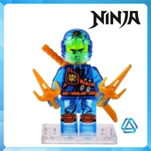 Đồ chơi xếp hình lắp ráp Ninjago trong suốt Skylor Zay - Zane Kai - Wu Cole - Lloyd Kapau Rai Minifigures Jinrun JR748