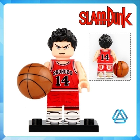 Đồ chơi xếp hình Slam Dunk Hanamichi Haruko Hisashi Takenori Kaede Anzai Ryota Minifigures Koruit KT1060