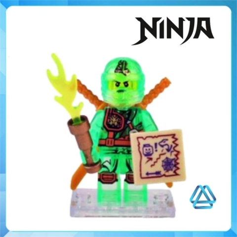 Đồ chơi xếp hình lắp ráp Ninjago trong suốt Skylor Zay - Zane Kai - Wu Cole - Lloyd Kapau Rai Minifigures Jinrun JR748