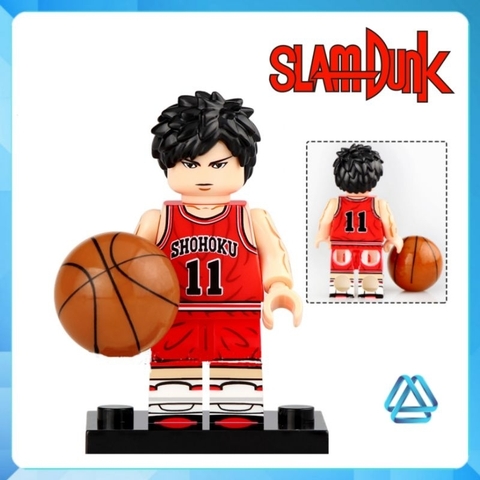 Đồ chơi xếp hình Slam Dunk Hanamichi Haruko Hisashi Takenori Kaede Anzai Ryota Minifigures Koruit KT1060
