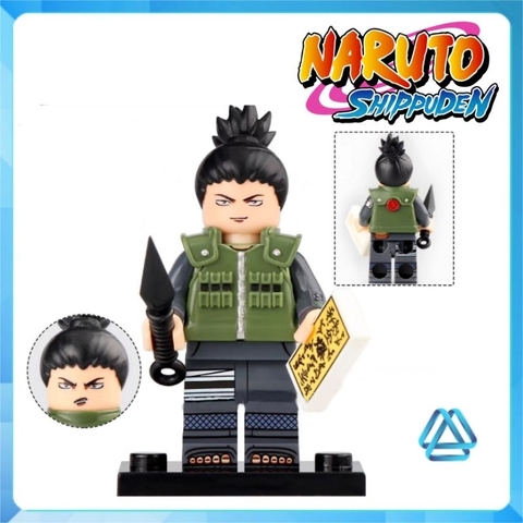 Đồ chơi xếp hình Naruto Yugi Inuzuka Kiba Hinata Shino Asuma Nara Shikamaru Ino Choji Minifigures WM6110