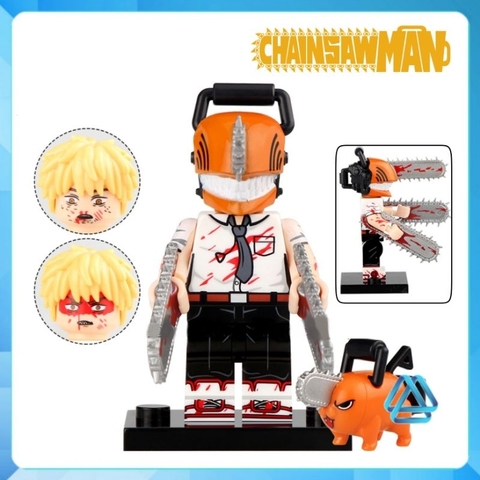 Đồ chơi xếp hình Chainsaw Man Denji Himeno Pochita Hayakawa Aki Reze Bomb Higashiyama Kobeni Minifigures Koruit KT1067