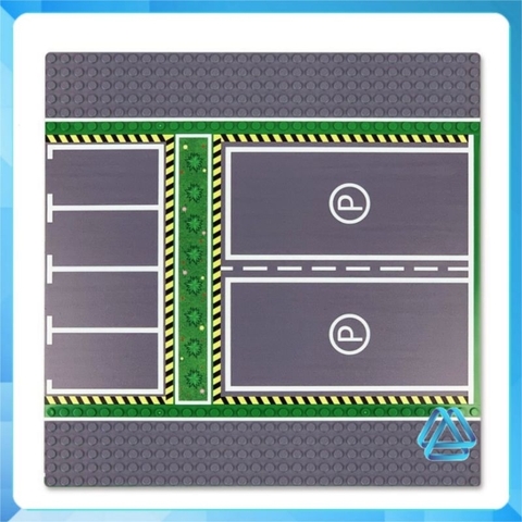 Xếp hình Lego Mô hình đường Baseplate Street Lepin King No 8810 8813