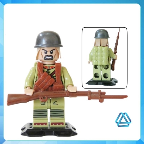 Đồ chơi xếp hình đạo quân Quan Đông viễn chinh Minifigures Dilong DL 71012