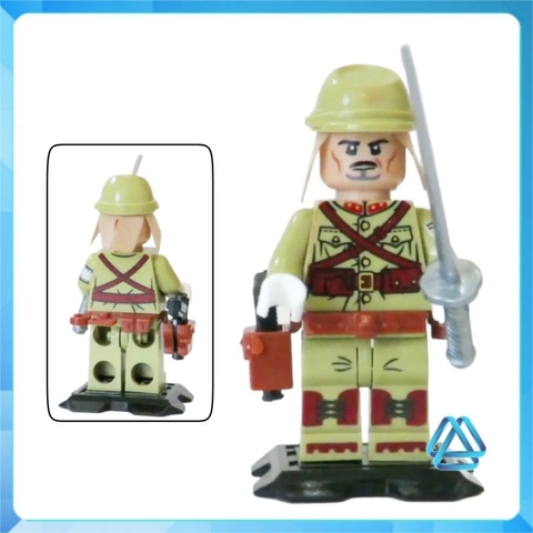 Đồ chơi xếp hình đạo quân Quan Đông viễn chinh Minifigures Dilong DL 71012